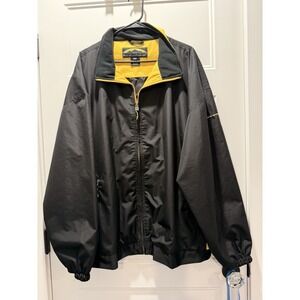 Sun Mountain PGA Jacket Mens 2XL Black Waterproof  Golf Full Zip